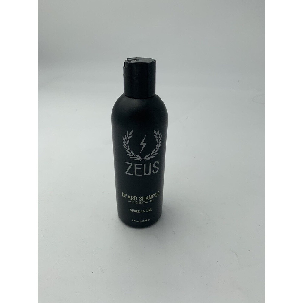 ZEUS Beard Shampoo Wash Verbena Lime Scent 8 fl oz